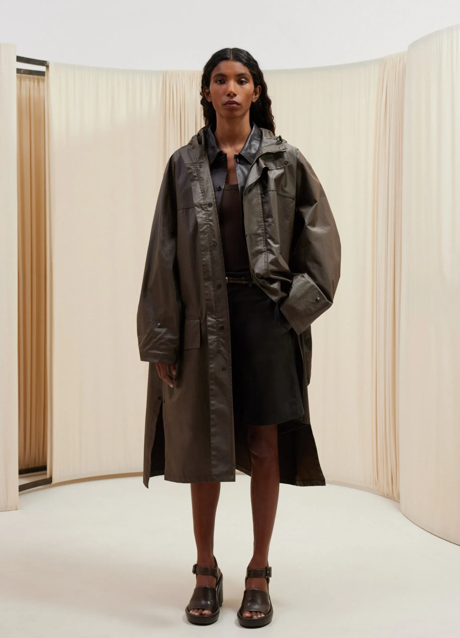 Best Sale IMPERMÉABLE À CAPUCHE Femme Manteaux