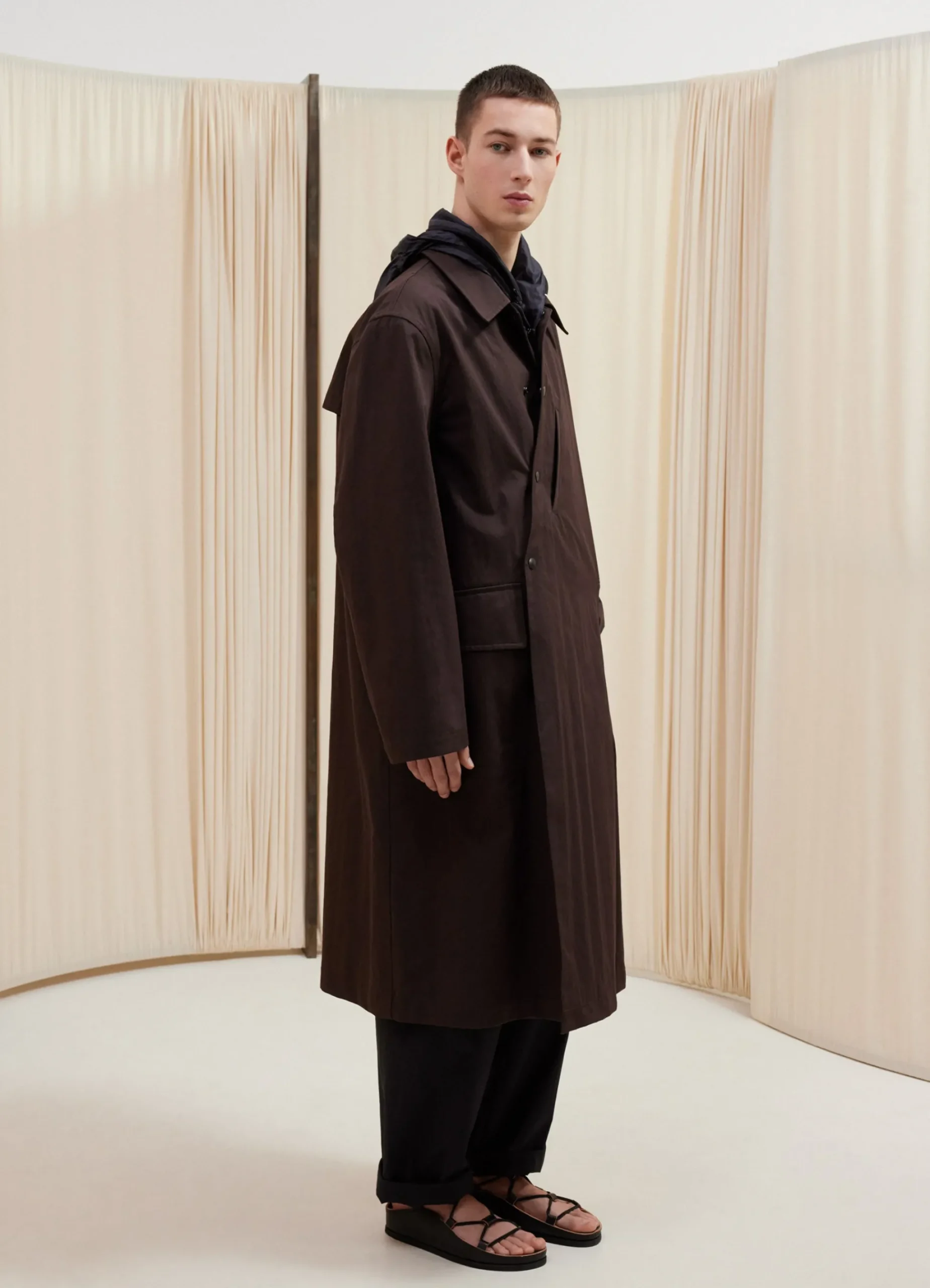 Best IMPERMÉABLE ASYMÉTRIQUE Femme Manteaux|Manteaux