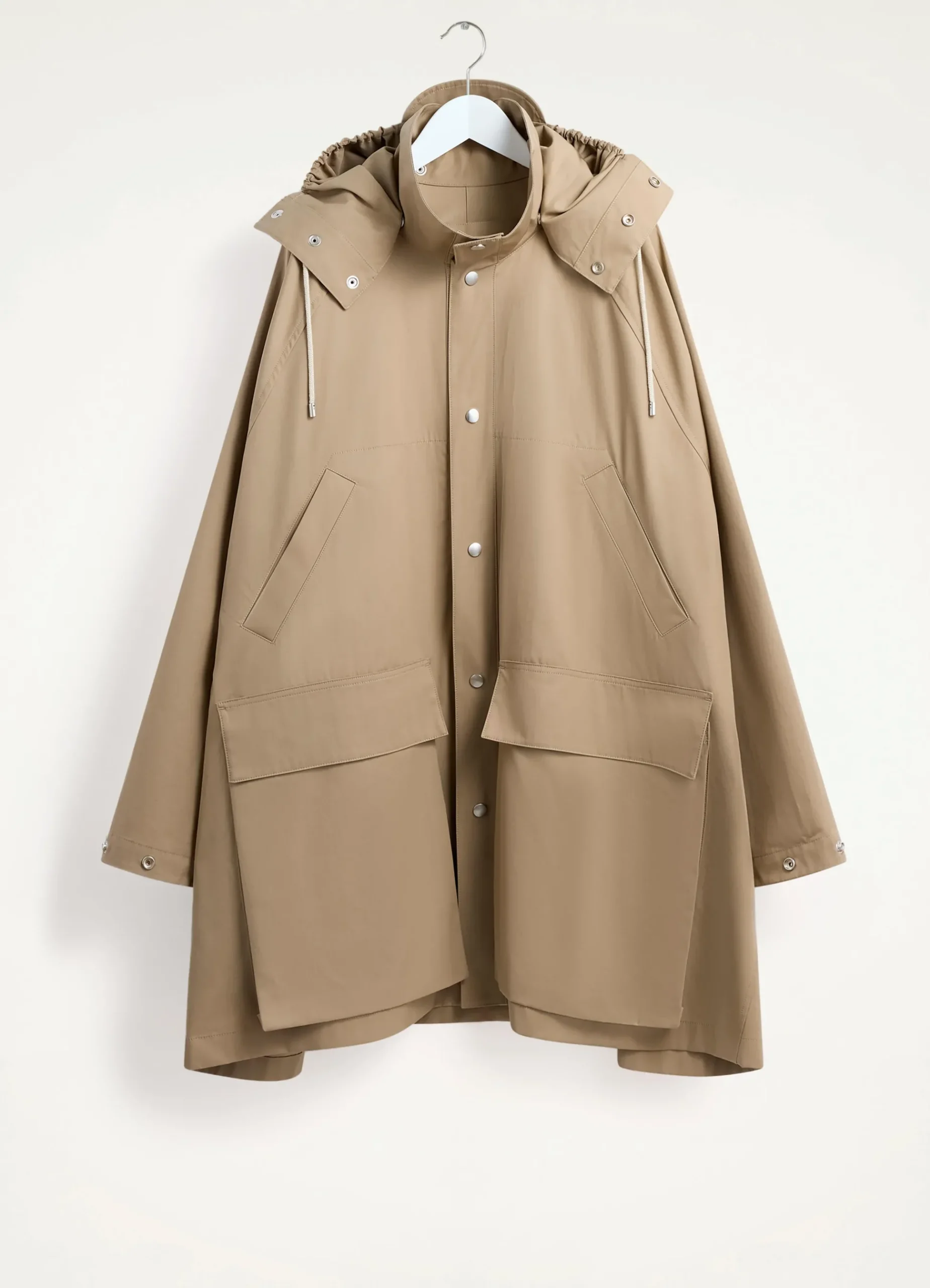 Online IMPERMÉABLE AVEC CAPUCHE AMOVIBLE Femme Manteaux