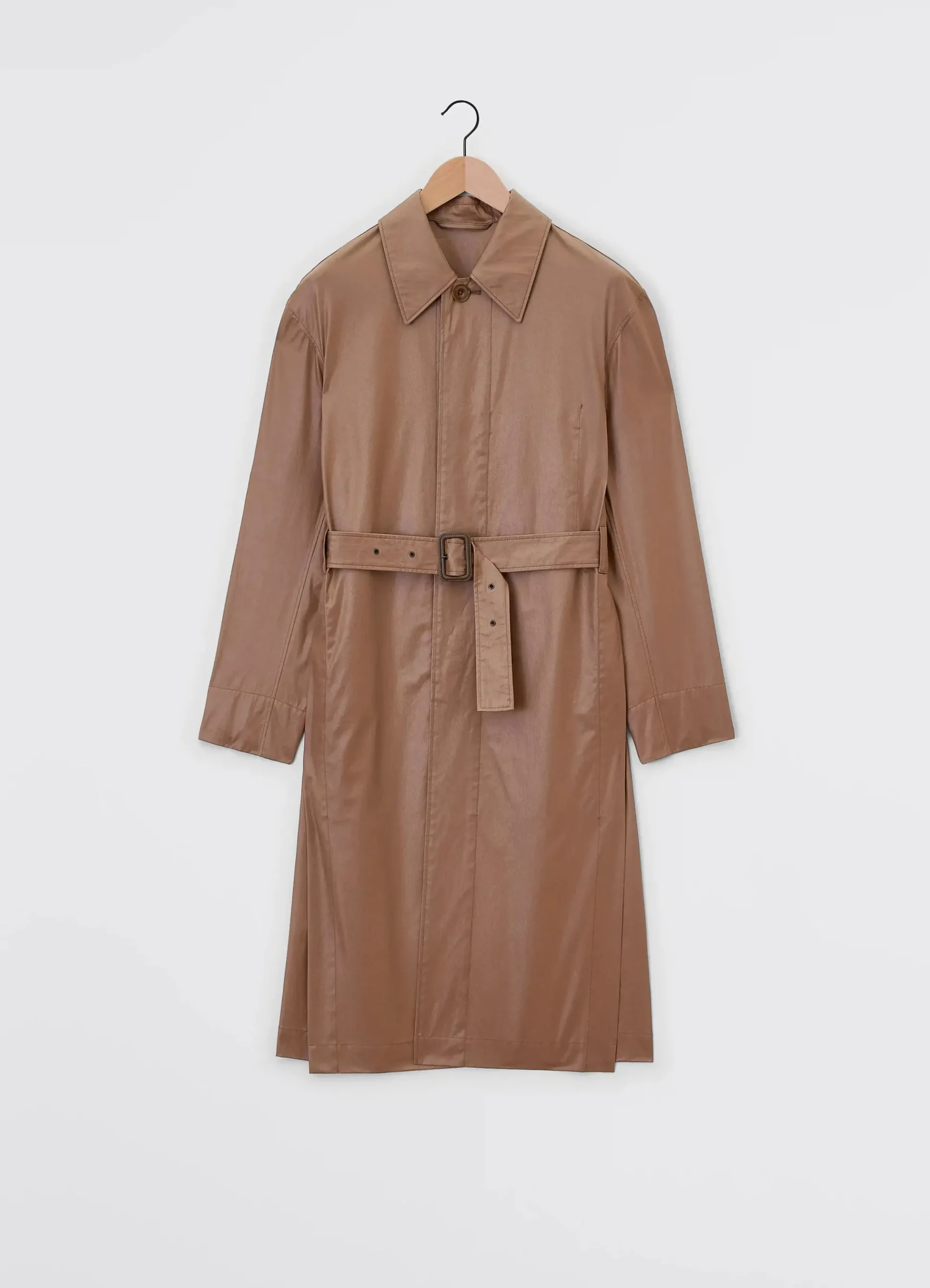 Outlet IMPERMÉABLE CEINTURÉ À FENTES Femme Manteaux