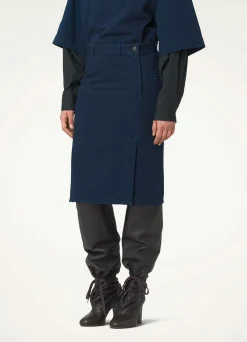 New JUPE DROITE Femme Denim|Jupes