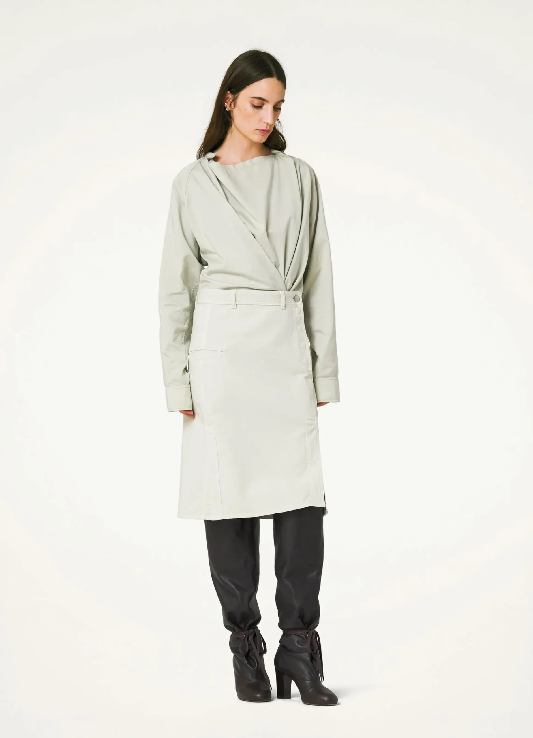 Fashion JUPE DROITE Femme Denim|Jupes