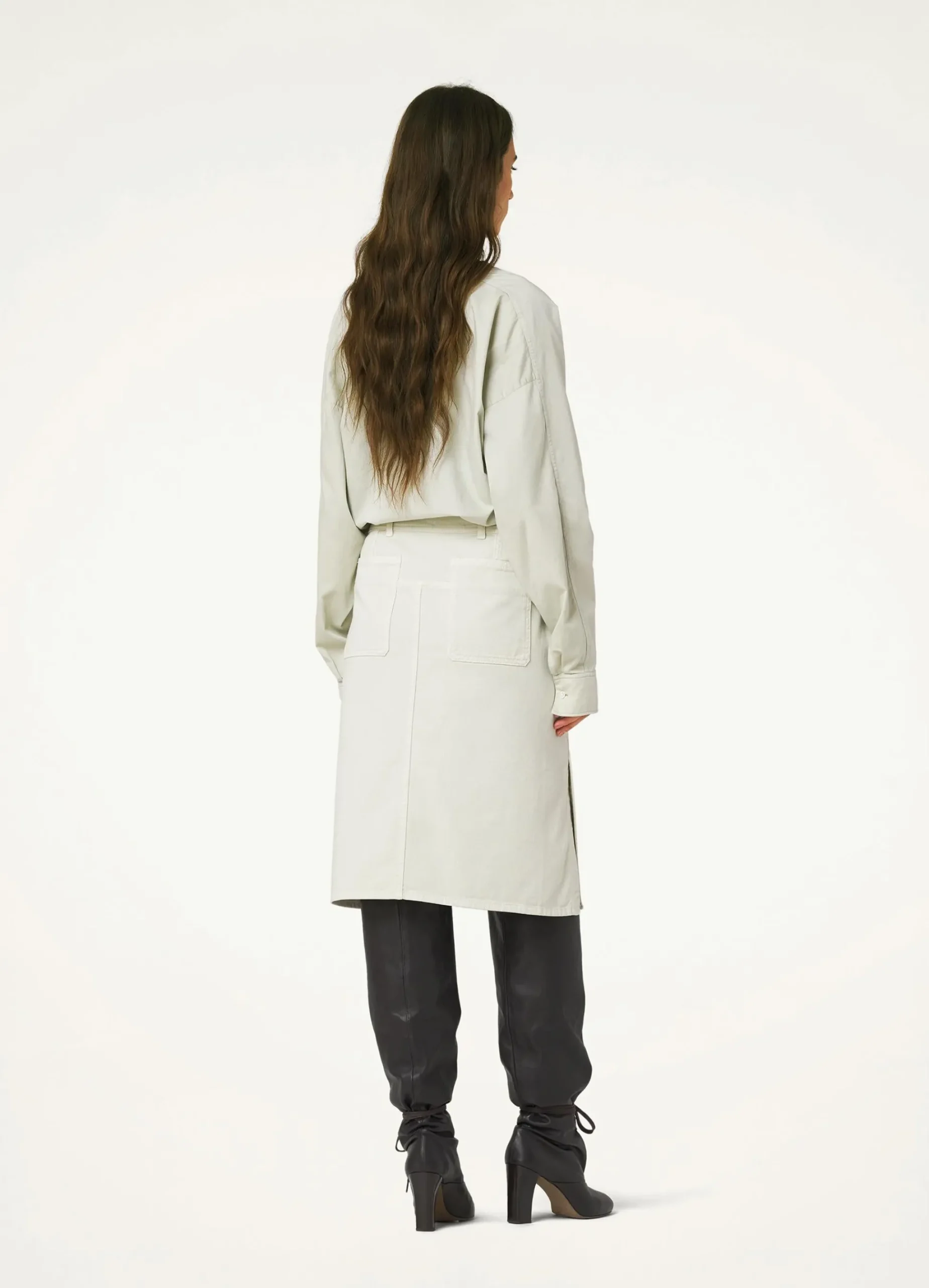 Fashion JUPE DROITE Femme Denim|Jupes