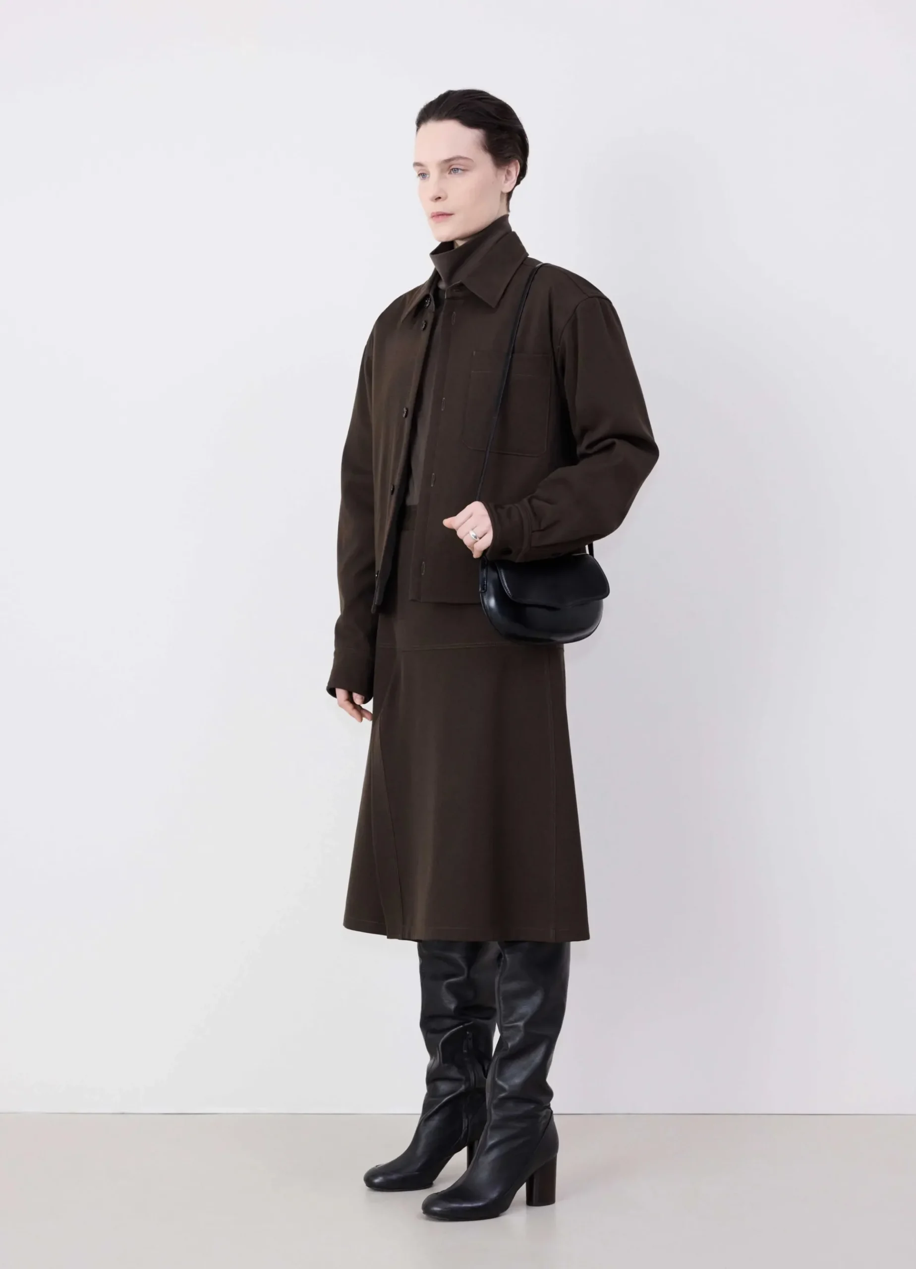 Shop JUPE PORTEFEUILLE ASYMÉTRIQUE Femme Jupes