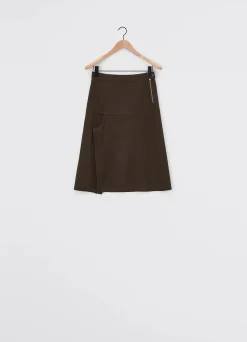 Shop JUPE PORTEFEUILLE ASYMÉTRIQUE Femme Jupes