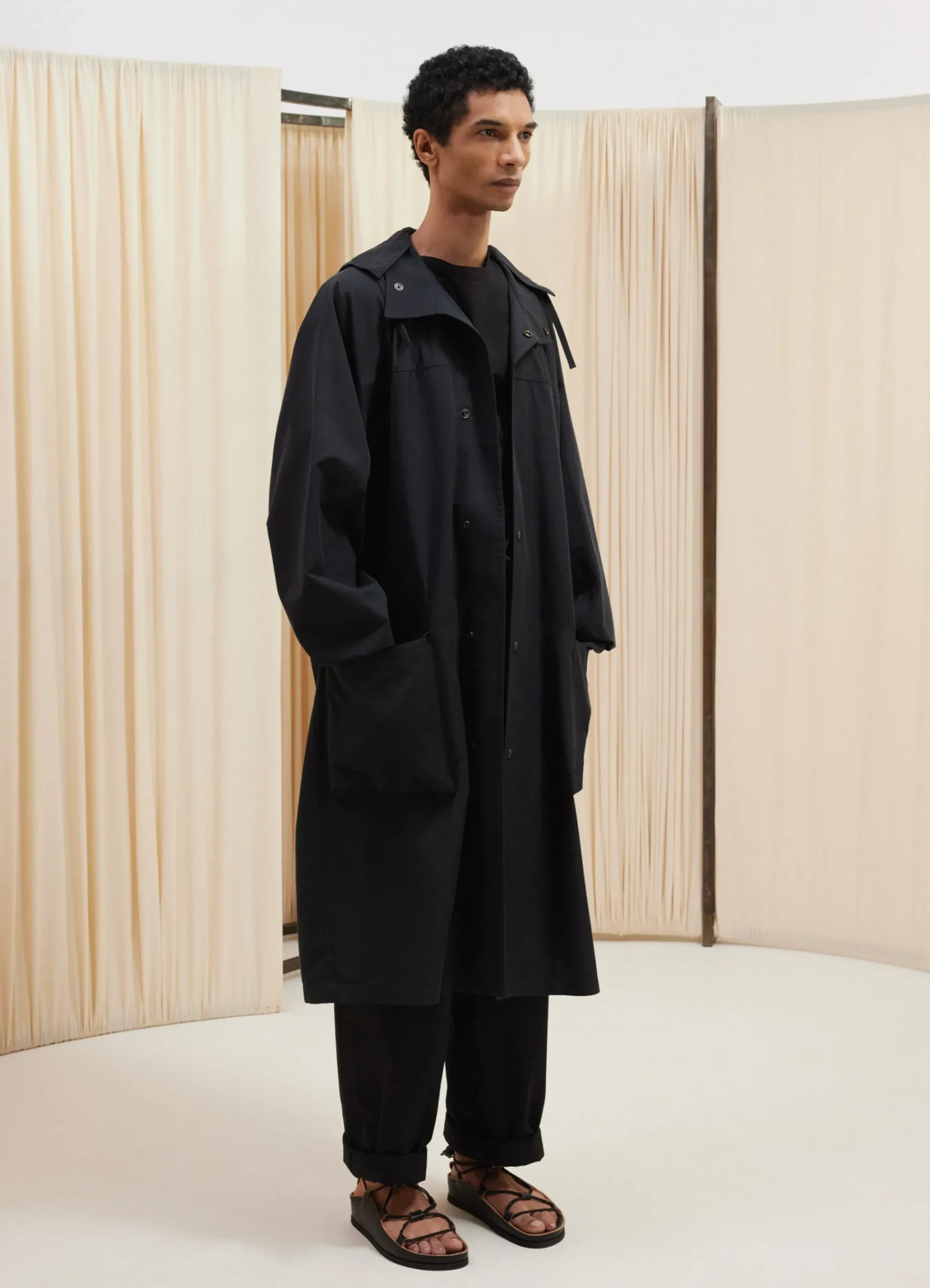 Shop LONGUE PARKA DÉPERLANTE Homme Manteaux