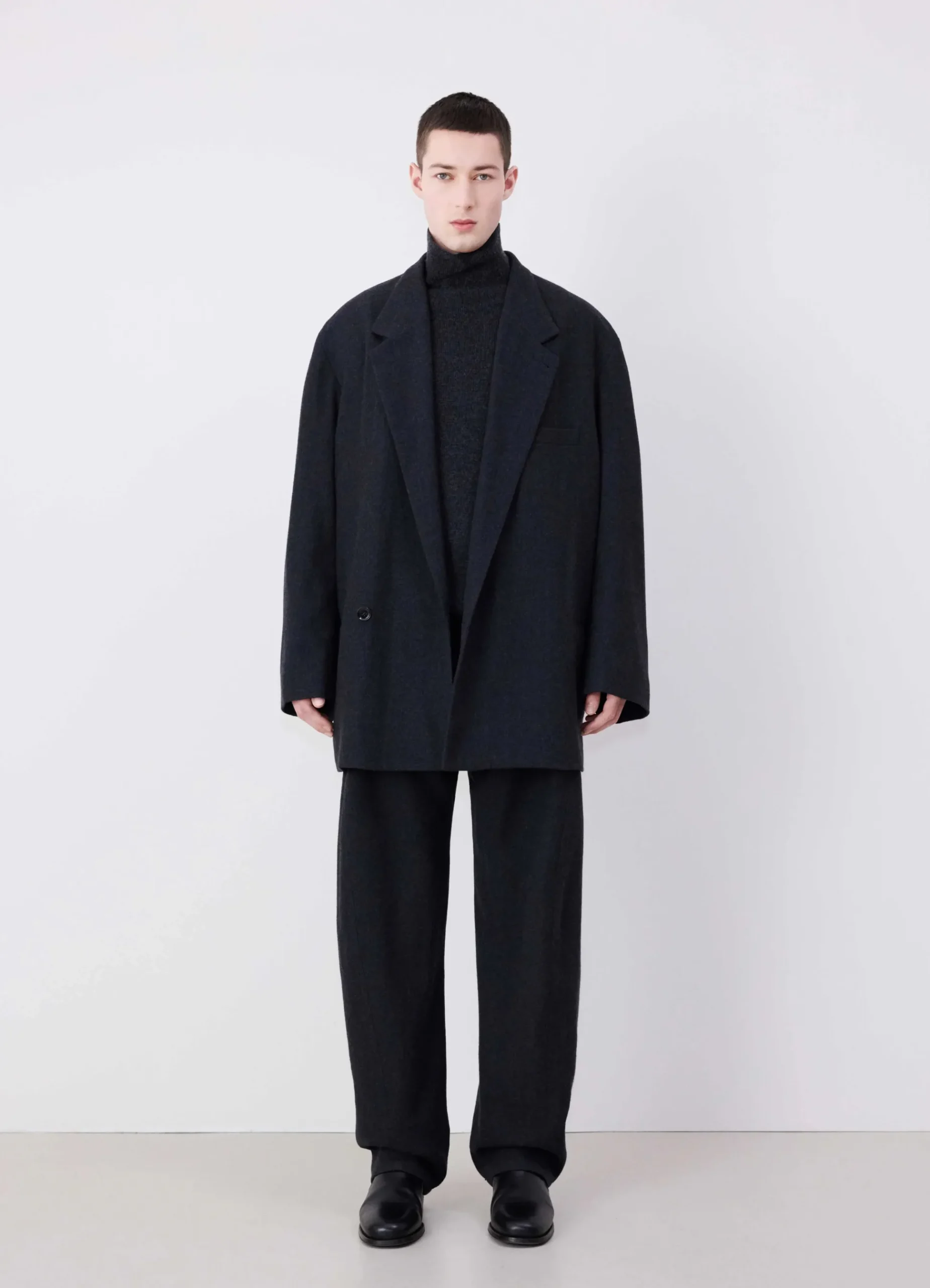 Cheap MANTEAU COURT MAXI À DOUBLE BOUTONNAGE Femme Manteaux|Manteaux