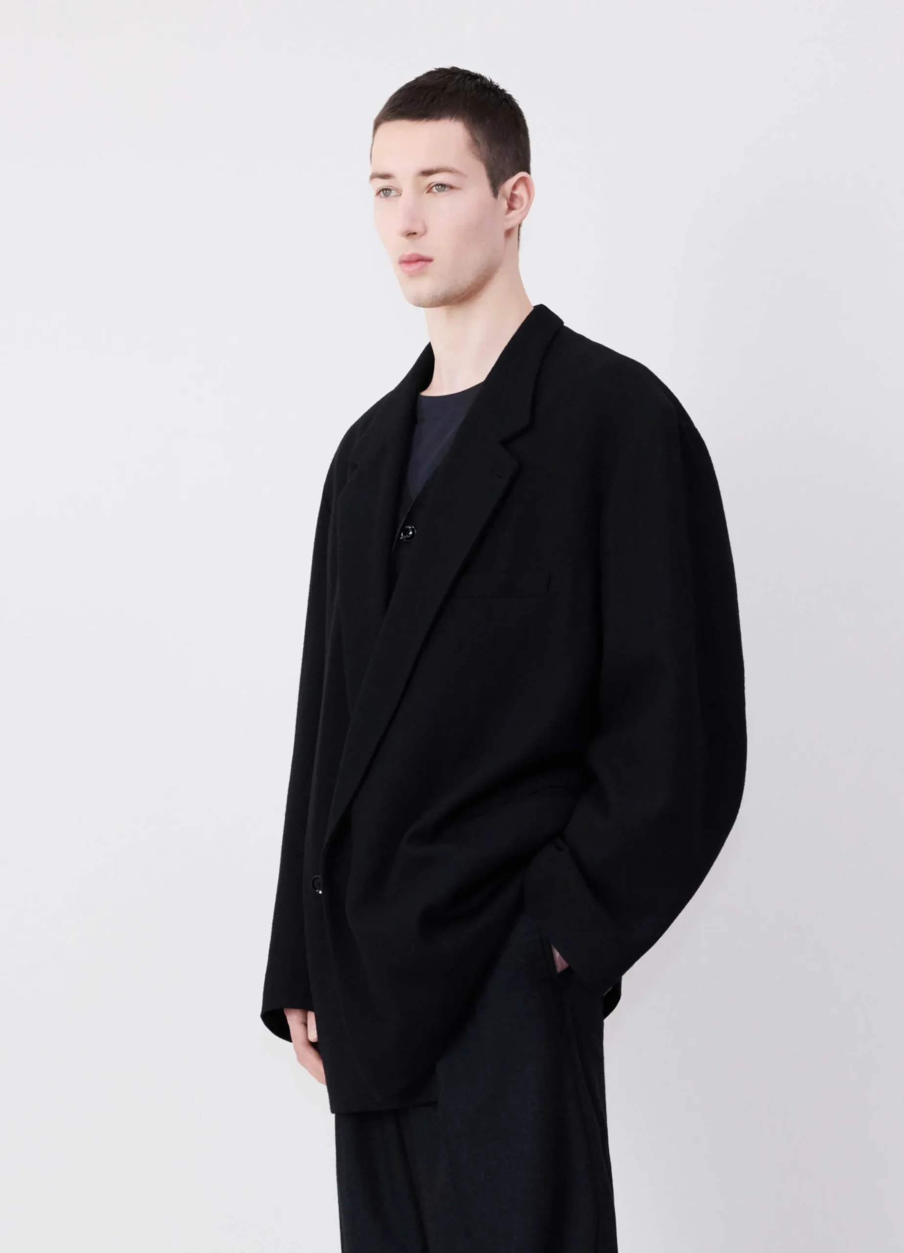 Cheap MANTEAU COURT MAXI À DOUBLE BOUTONNAGE Femme Manteaux|Manteaux