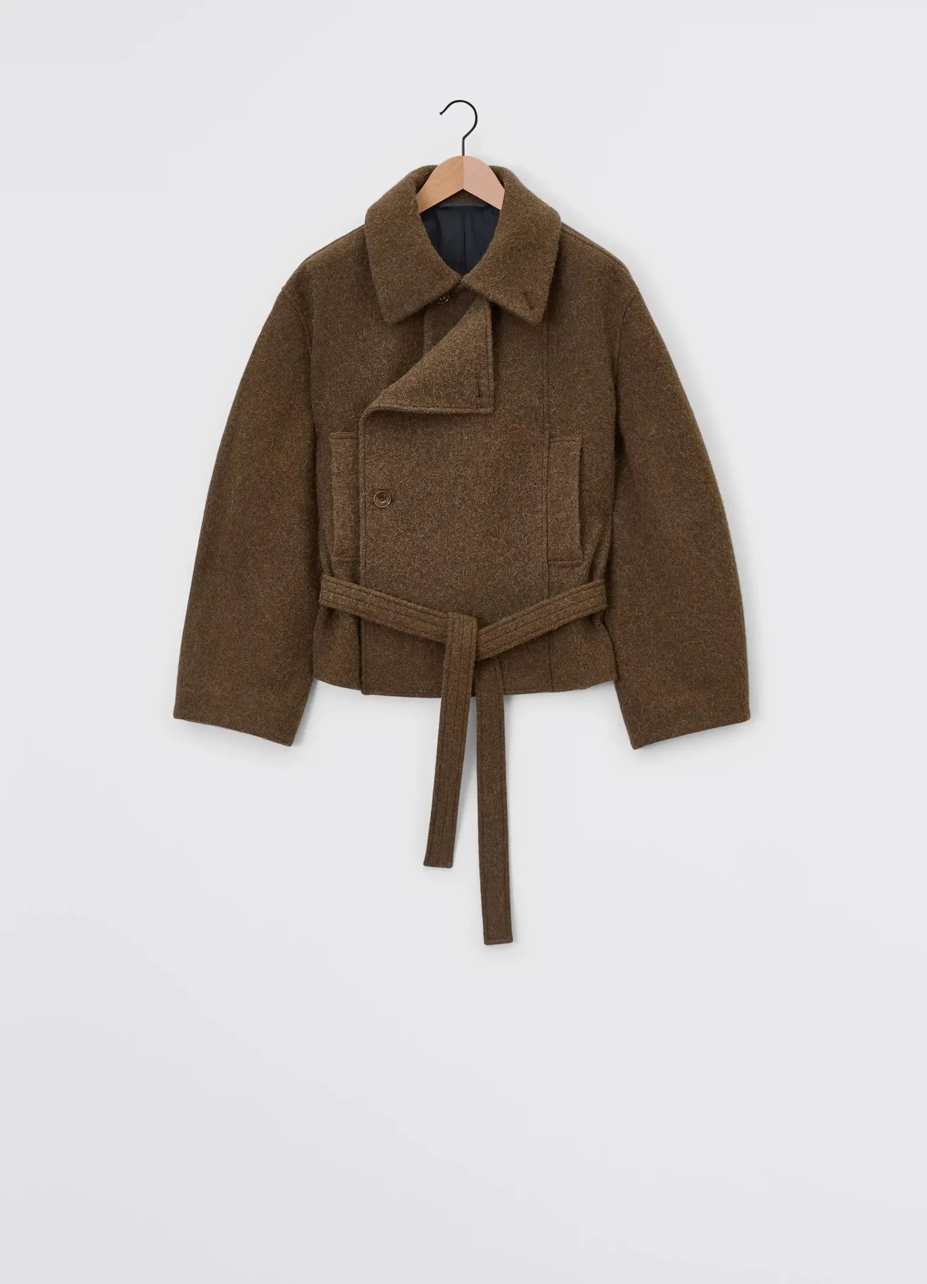 Best Sale MANTEAU PEIGNOIR ASYMÉTRIQUE COURT Femme Manteaux