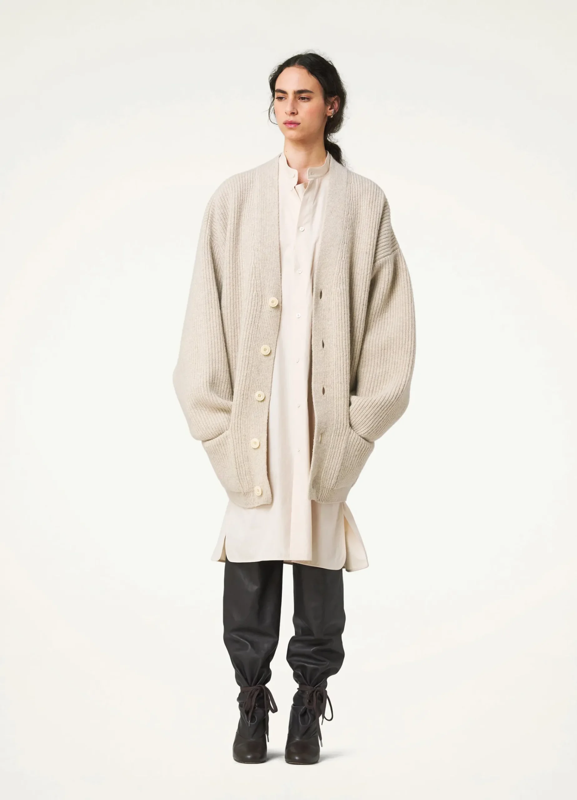 Shop MANTEAU-CARDIGAN FEUTRÉ Femme Maille|Manteaux