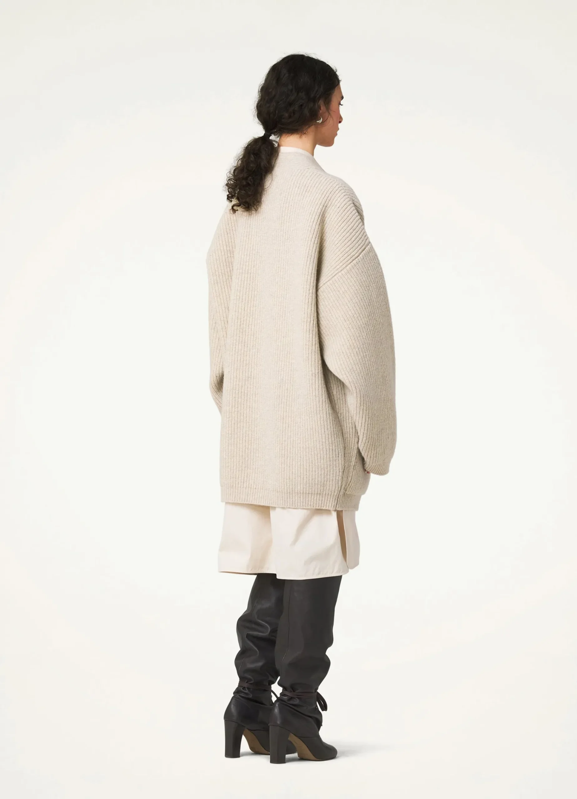Shop MANTEAU-CARDIGAN FEUTRÉ Femme Maille|Manteaux