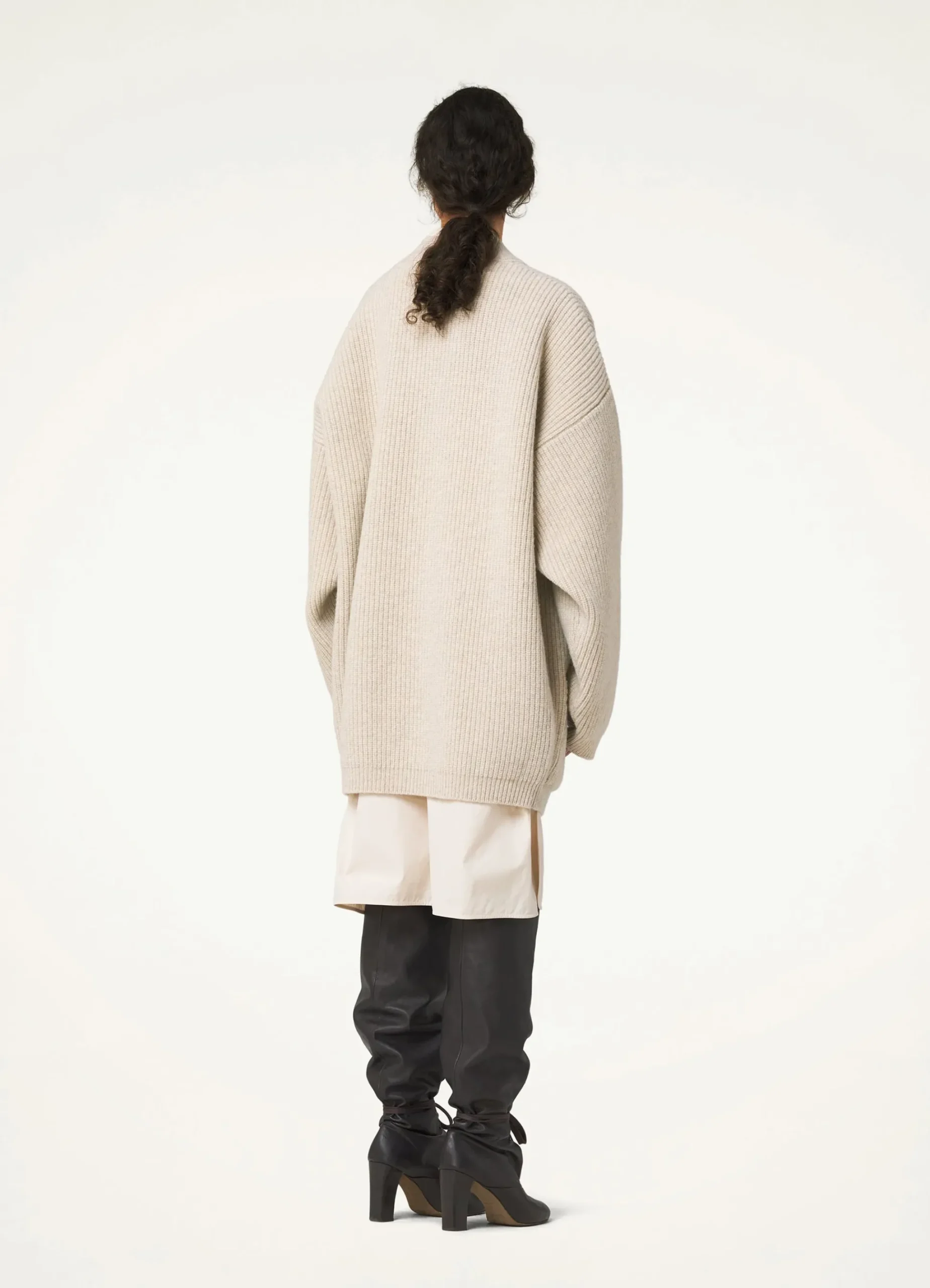 Shop MANTEAU-CARDIGAN FEUTRÉ Femme Maille|Manteaux