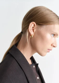 Discount MINI BOUCLES D'OREILLE DROP INCURVÉES Femme Bijoux