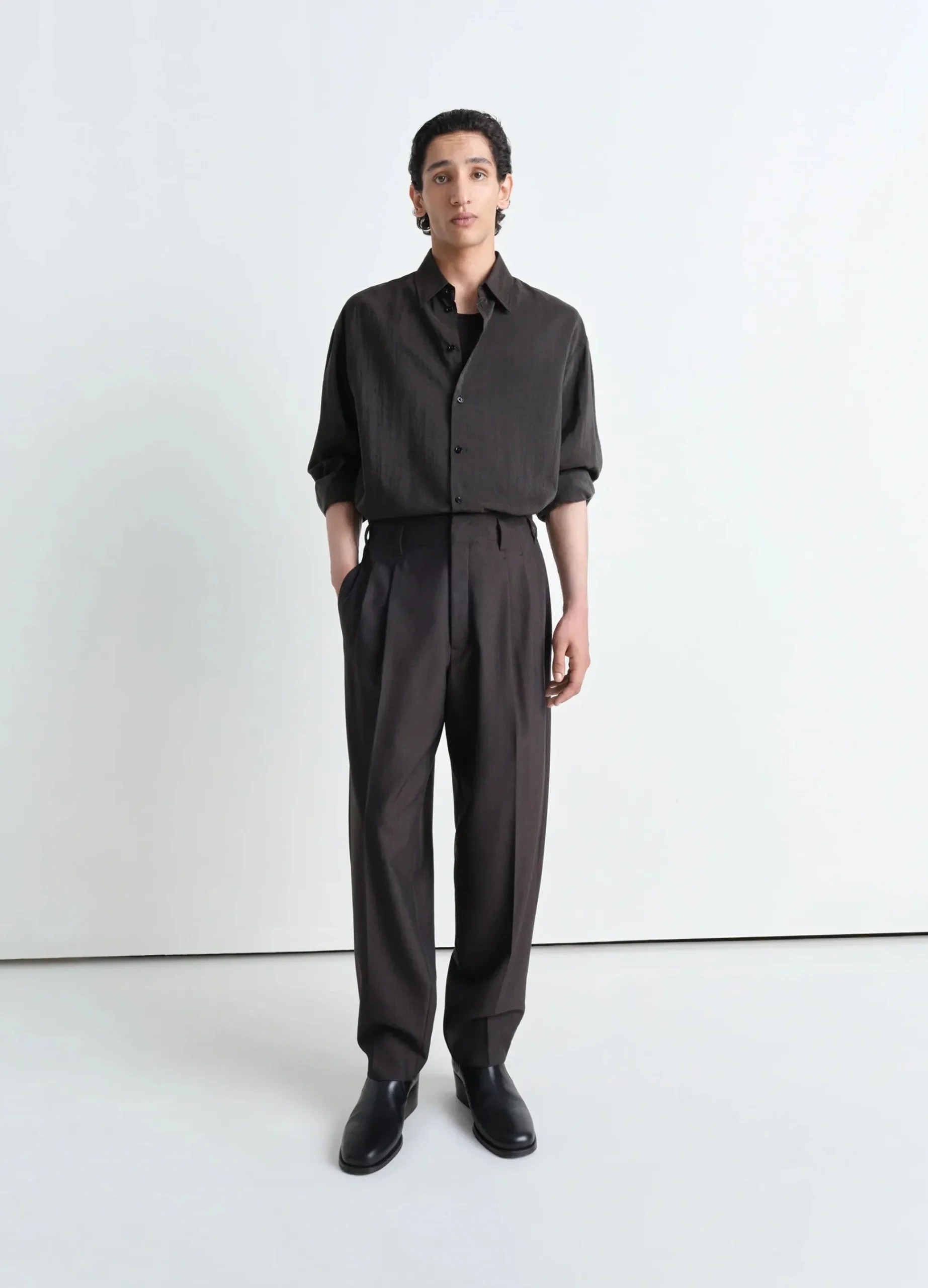 Cheap PANTALON À PLIS Homme Pantalons