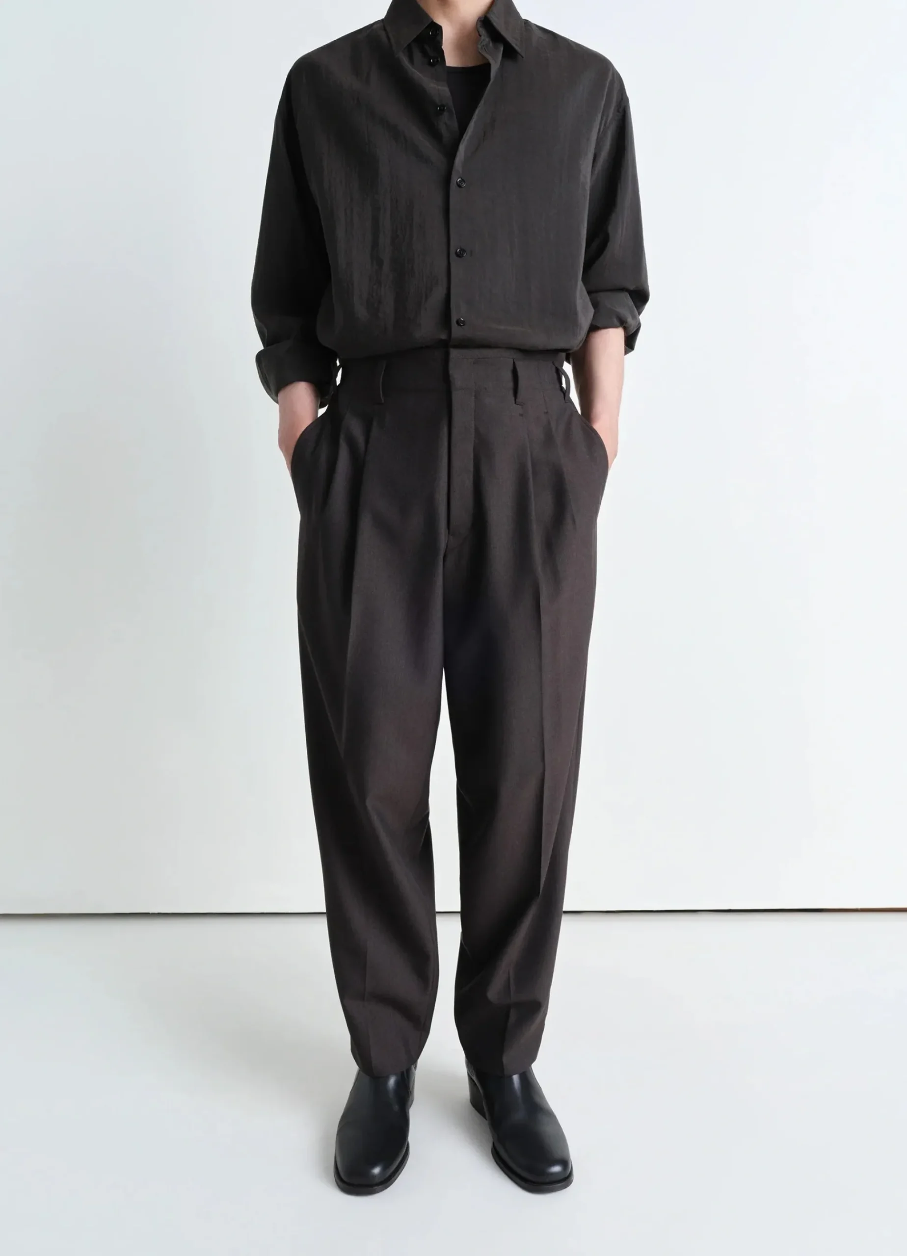 Cheap PANTALON À PLIS Homme Pantalons