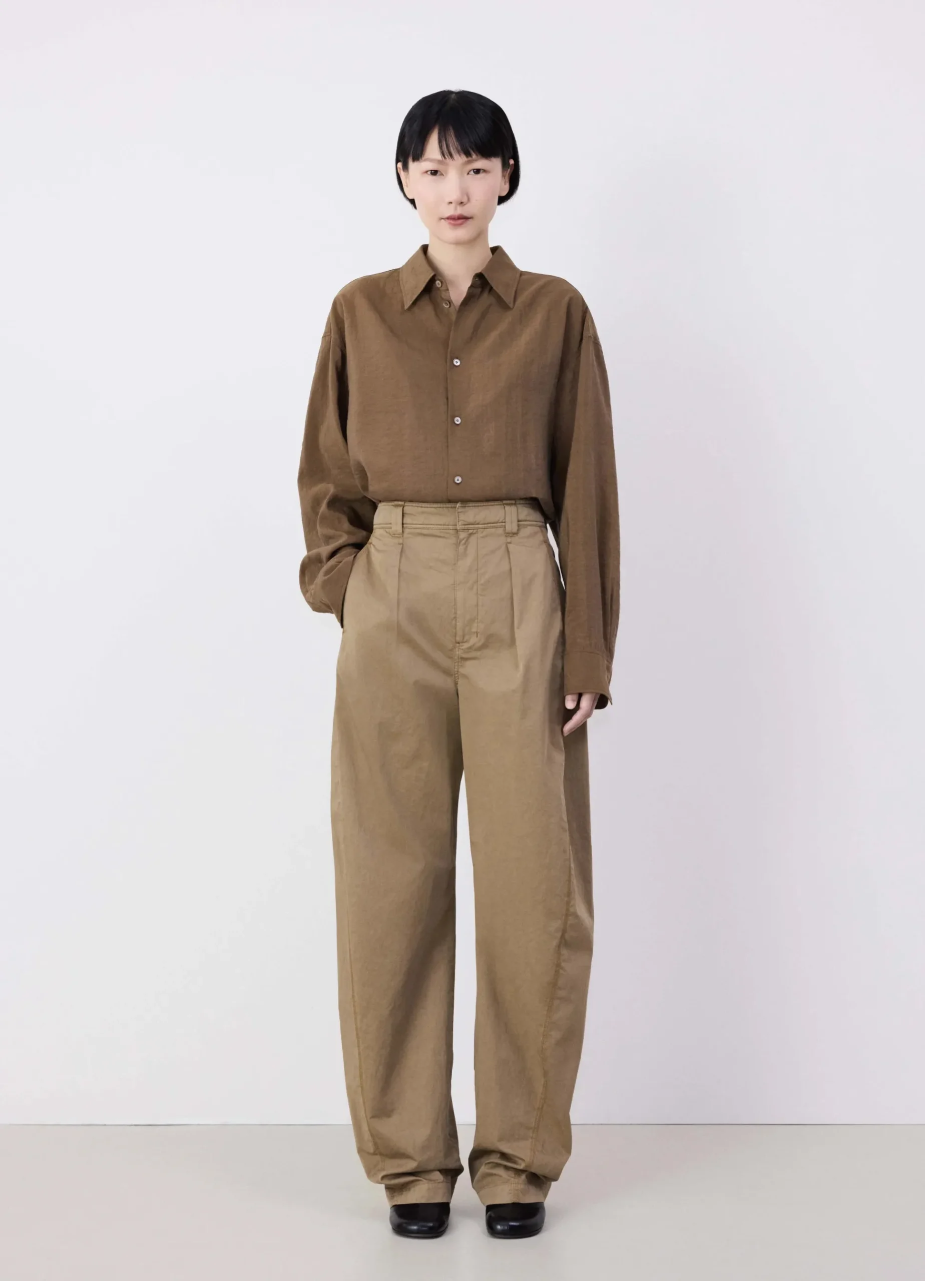 Fashion PANTALON À SURPIQÛRES MULTIPLES Femme Pantalons