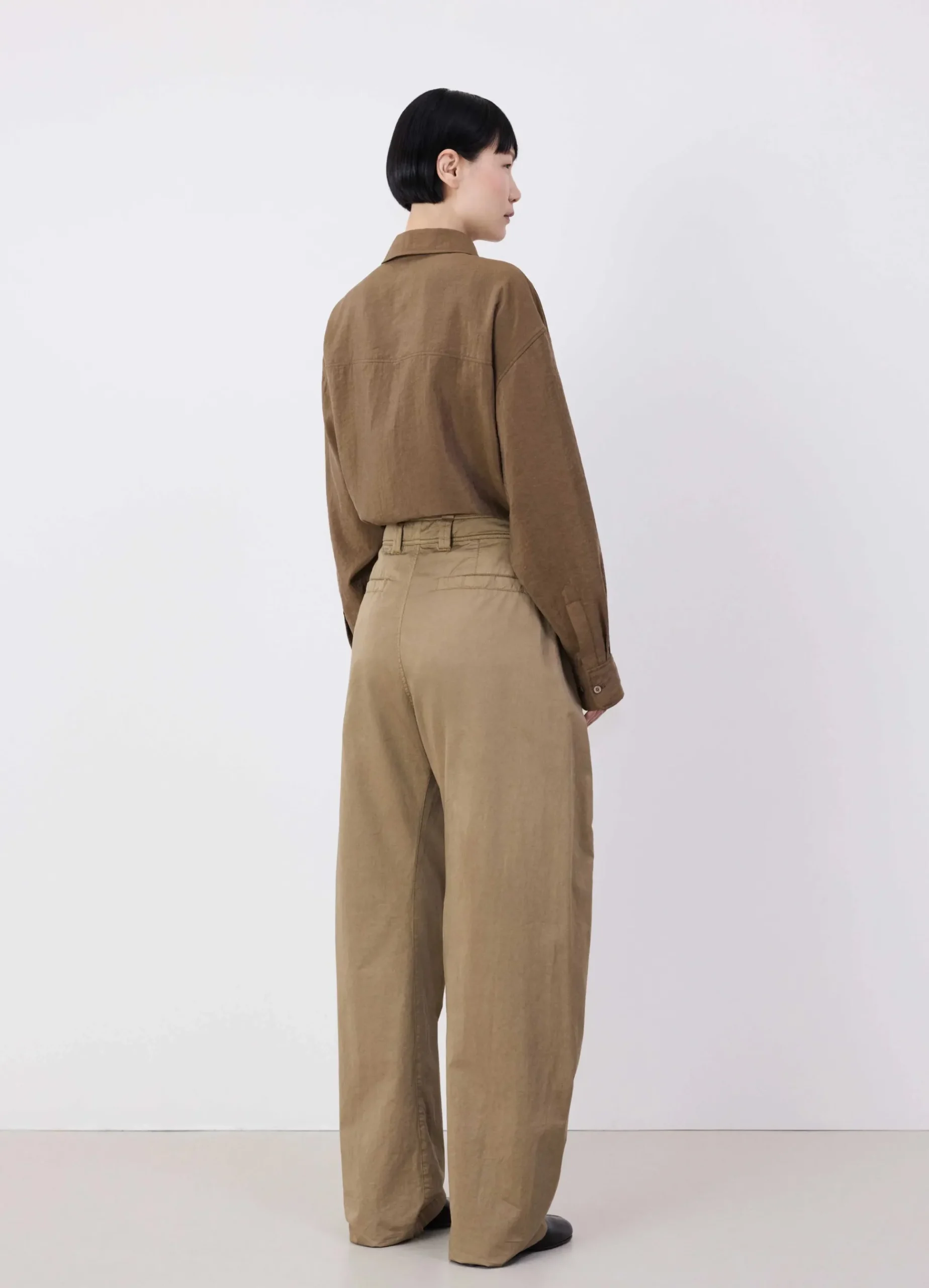 Fashion PANTALON À SURPIQÛRES MULTIPLES Femme Pantalons