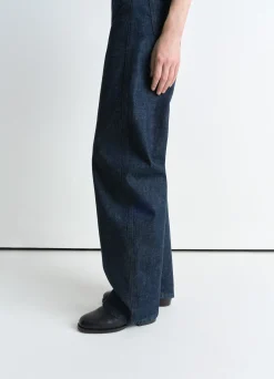 Clearance PANTALON ARRONDI TAILLE HAUTE Femme Denim|Pantalons