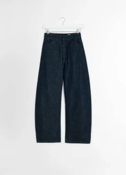 Clearance PANTALON ARRONDI TAILLE HAUTE Femme Denim|Pantalons