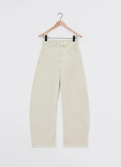 Best PANTALON ARRONDI TAILLE HAUTE Femme Pantalons|Denim