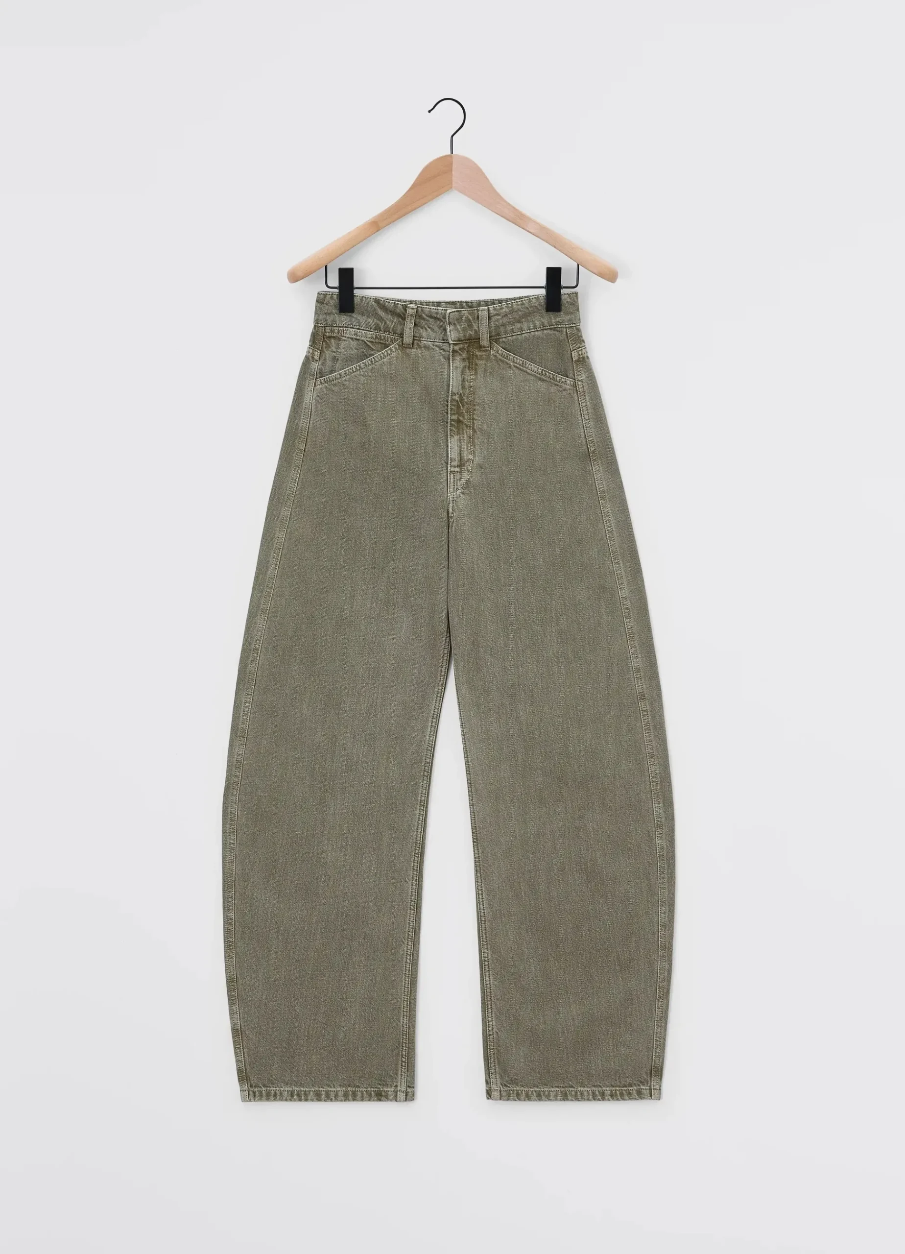 Clearance PANTALON ARRONDI TAILLE HAUTE Femme Denim|Pantalons