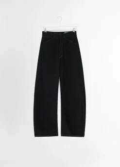 Sale PANTALON ARRONDI TAILLE HAUTE Femme Denim|Pantalons