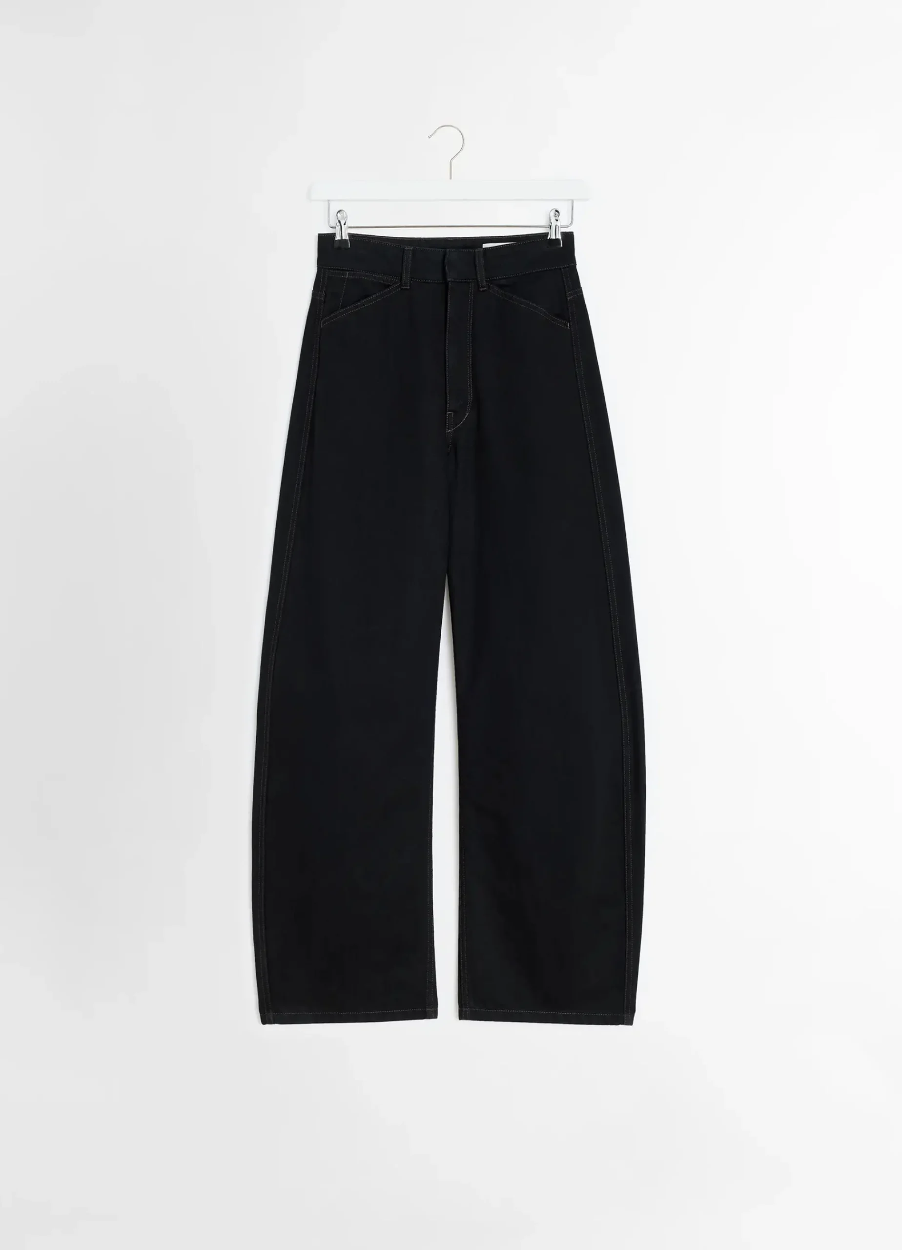 Sale PANTALON ARRONDI TAILLE HAUTE Femme Denim|Pantalons