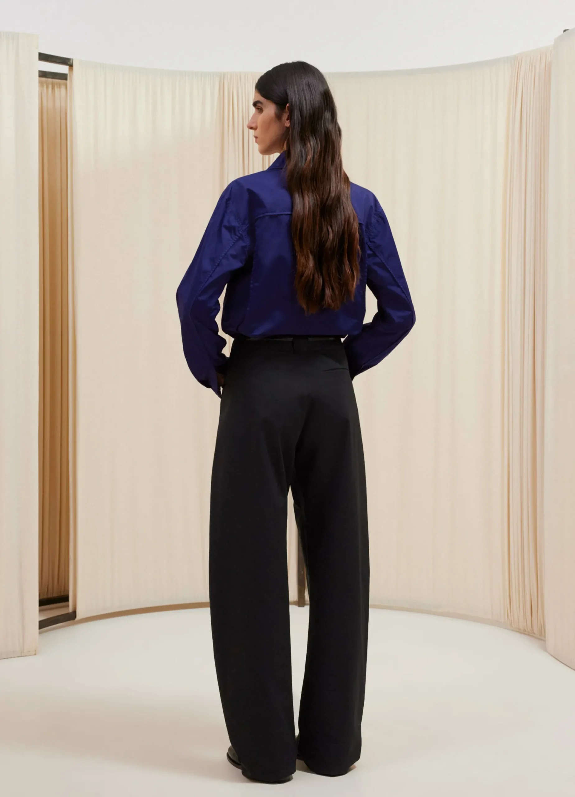 Outlet PANTALON CHINO LARGE Femme Pantalons