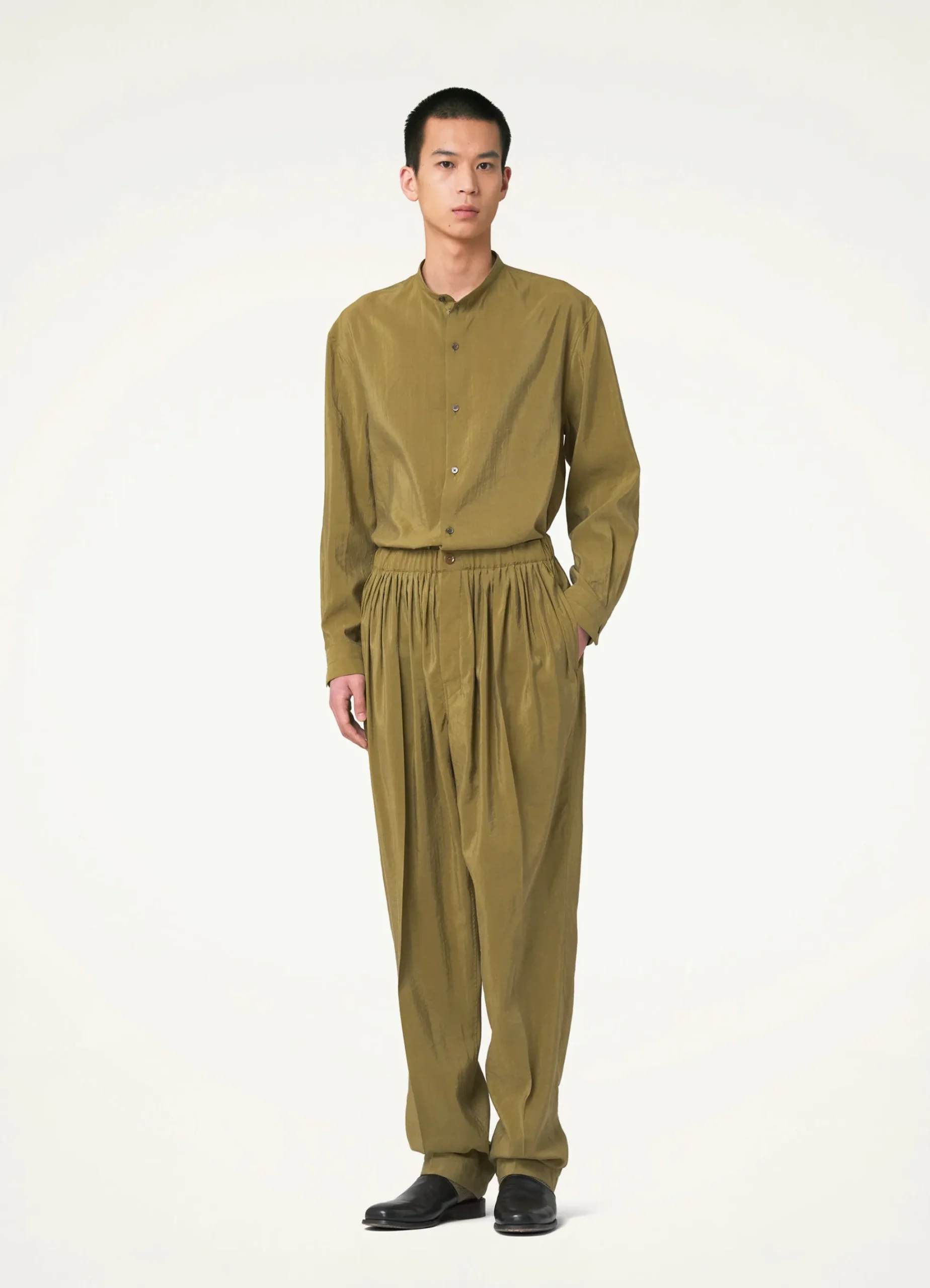 Discount PANTALON DÉCONTRACTÉ À PLIS Femme Pantalons|Pantalons