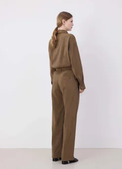 Hot PANTALON DÉCONTRACTÉ CEINTURÉ Femme Pantalons|Pantalons
