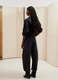 Outlet PANTALON FUSELÉ ET CEINTURÉ Femme Pantalons