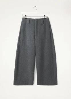 Online PANTALON INCURVÉ COURT Femme Pantalons