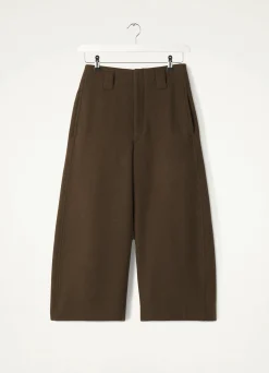 Online PANTALON INCURVÉ COURT Femme Pantalons