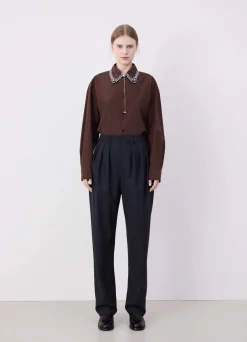 New PANTALON TAILLEUR PLISSÉ Femme Pantalons