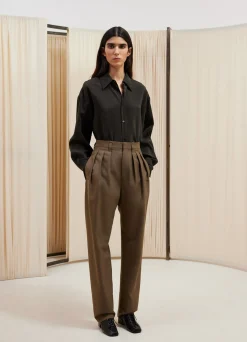 Cheap PANTALON TAILLEUR PLISSÉ Femme Pantalons