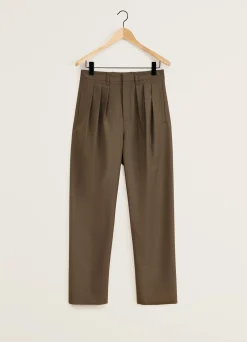 Cheap PANTALON TAILLEUR PLISSÉ Femme Pantalons