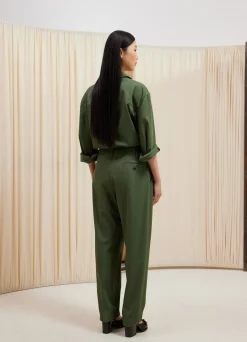 Sale PANTALON TAILORED À PLIS Femme Pantalons|Pantalons