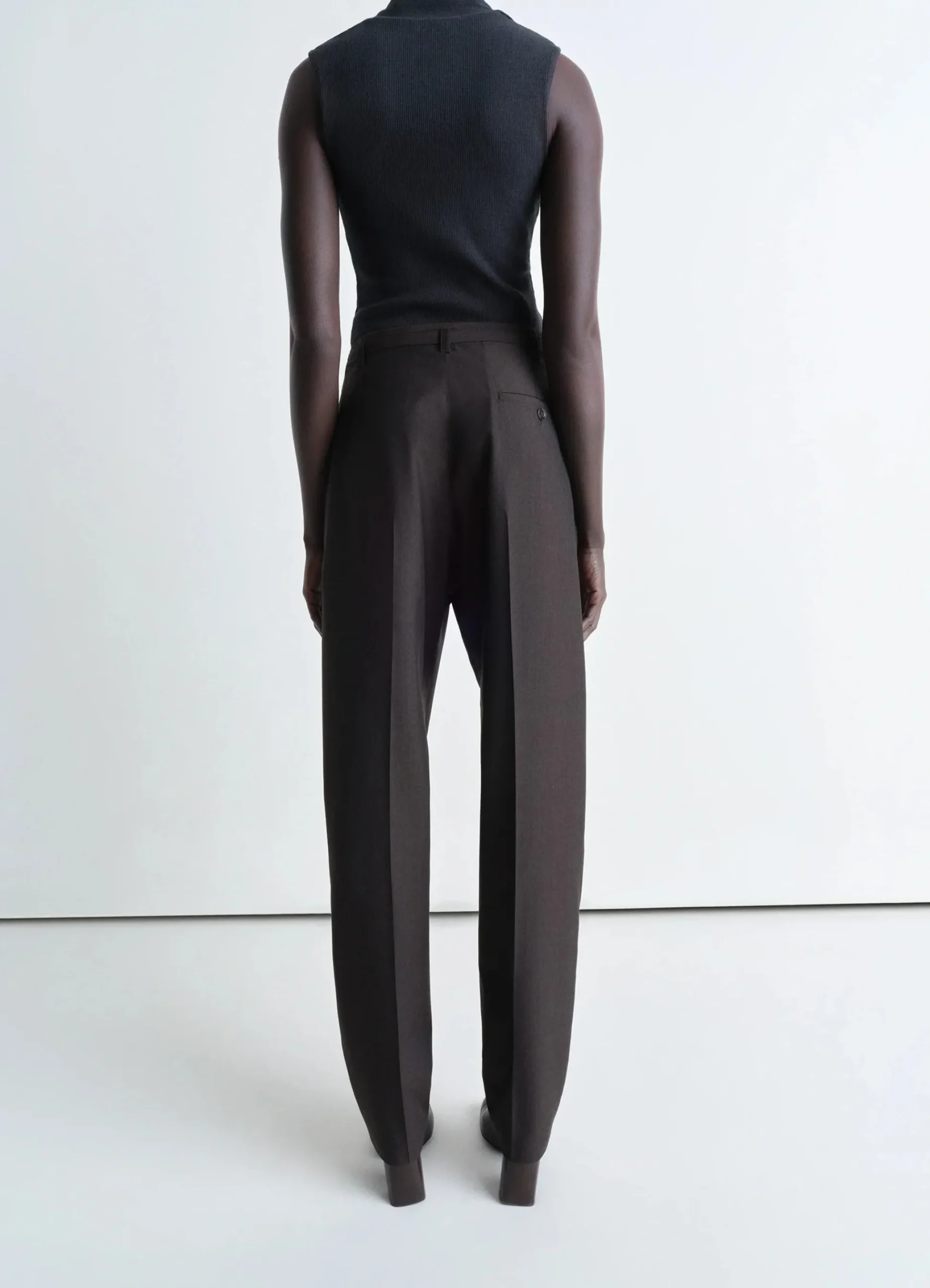 Cheap PANTALON TAILORED CEINTURÉ Femme Pantalons