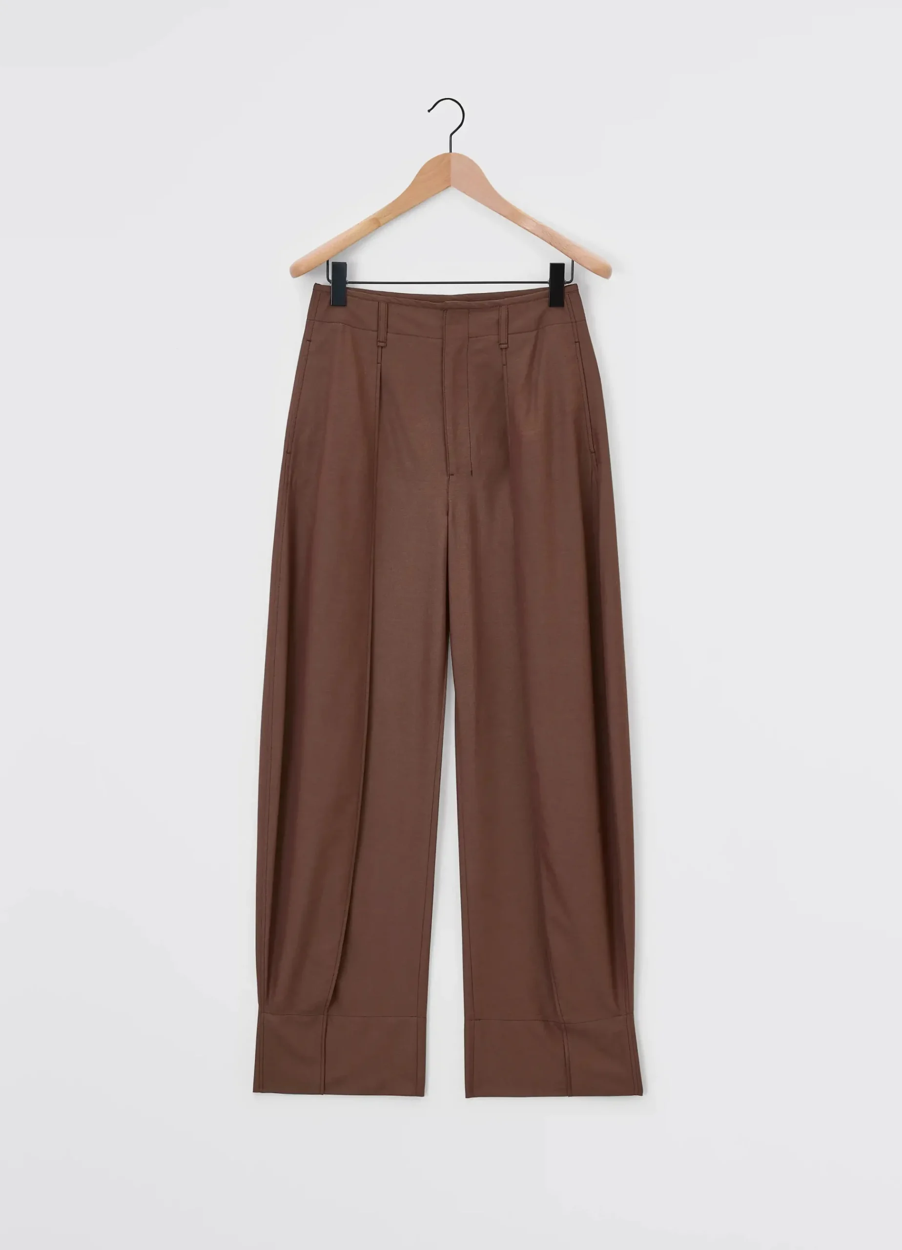 Store PANTALON TAILORED INCURVÉ À VOLUME Femme Pantalons