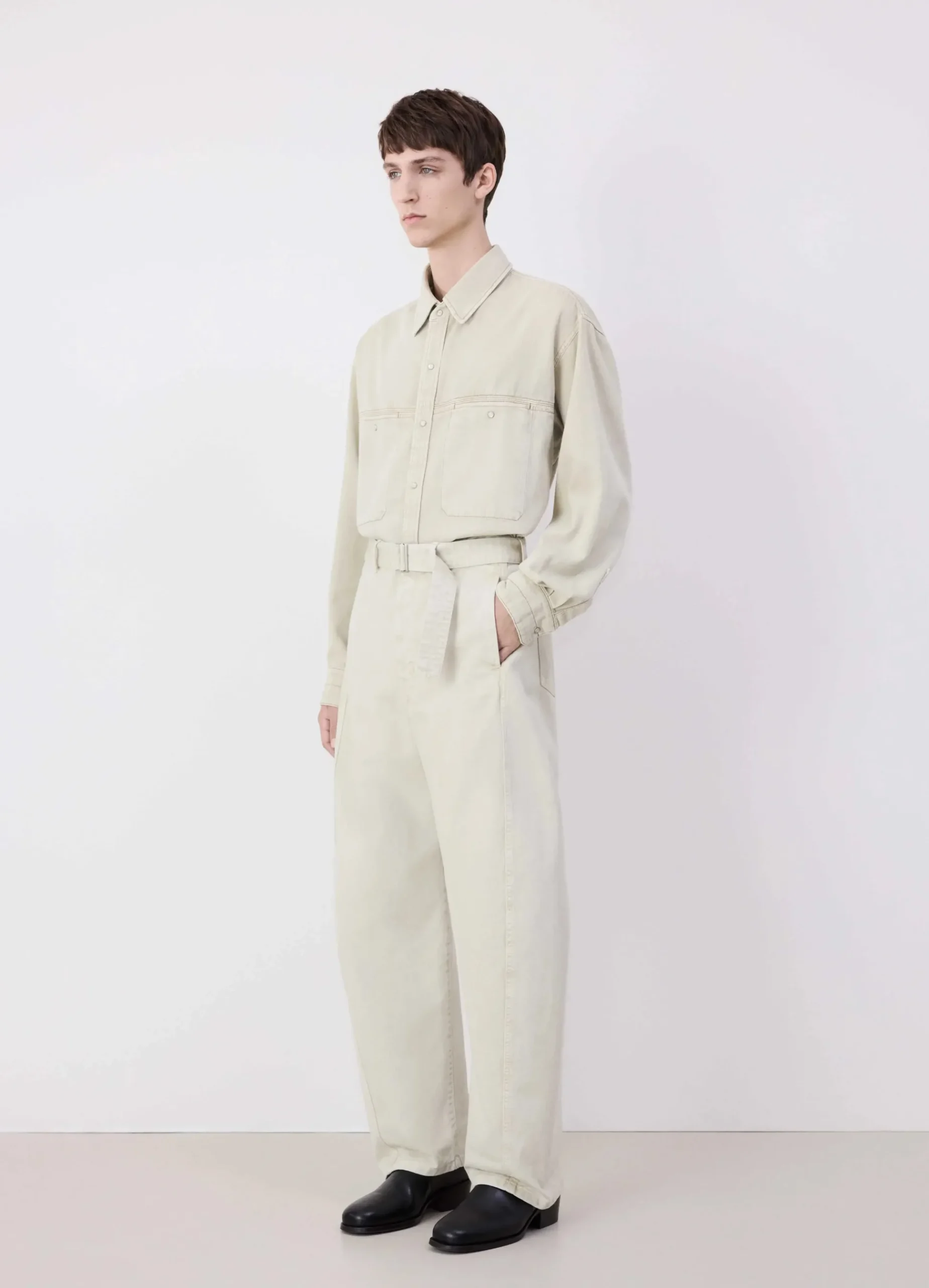 Online PANTALON TWISTED CEINTURÉ Femme Denim|Pantalons