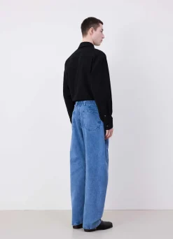 Clearance PANTALON TWISTED CEINTURÉ Femme Denim|Pantalons
