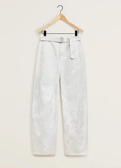 Best Sale PANTALON TWISTED CEINTURÉ Femme Denim|Pantalons