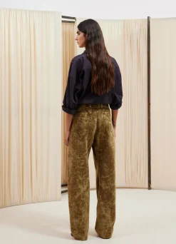 Cheap PANTALON TWISTED CEINTURÉ Femme Denim|Pantalons