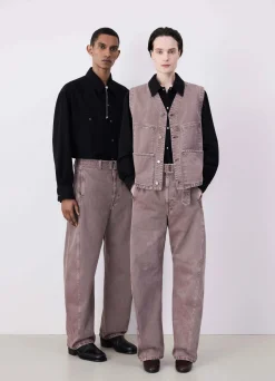 Cheap PANTALON TWISTED CEINTURÉ Femme Denim|Pantalons