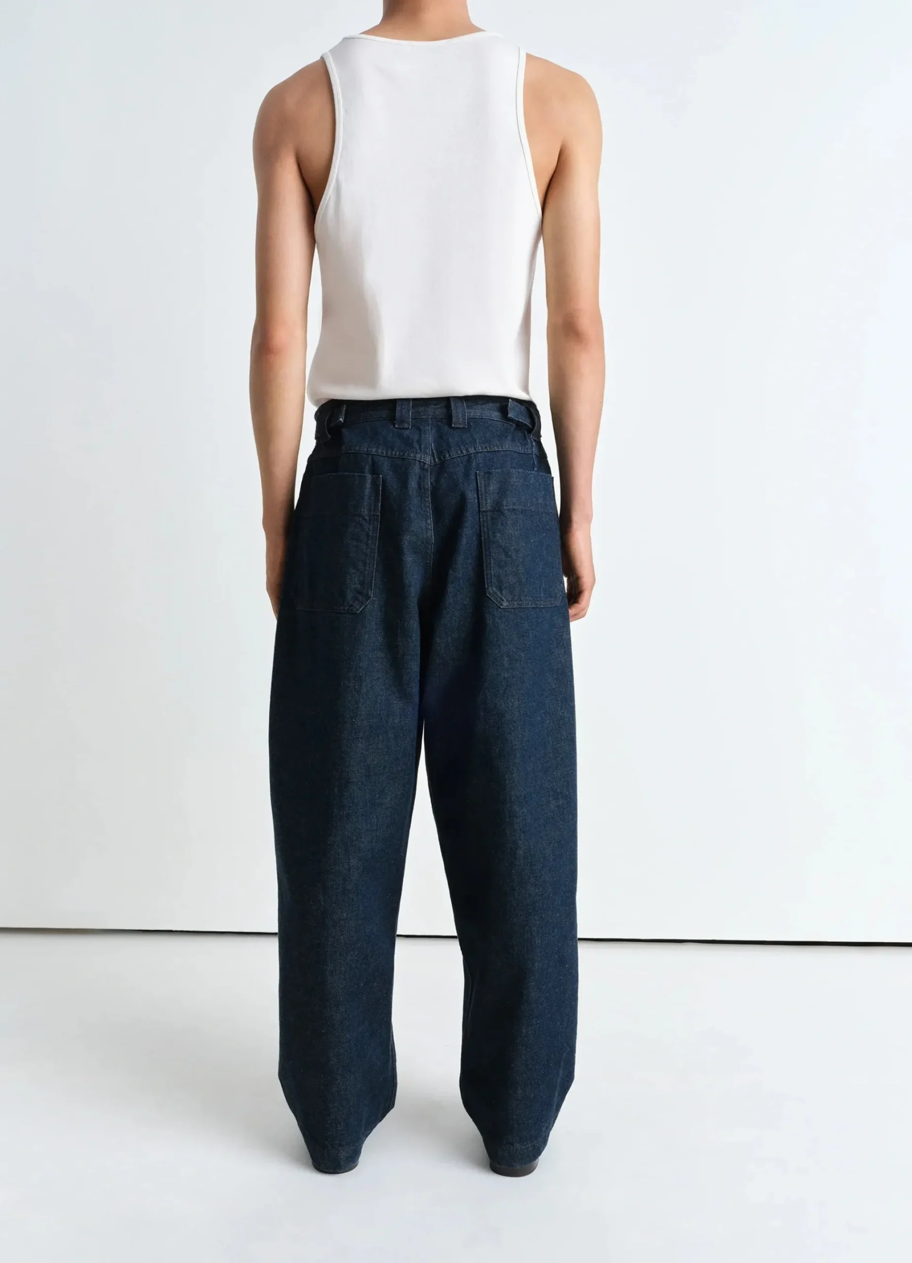 Fashion PANTALON WORKWEAR À PLIS Homme Denim|Pantalons