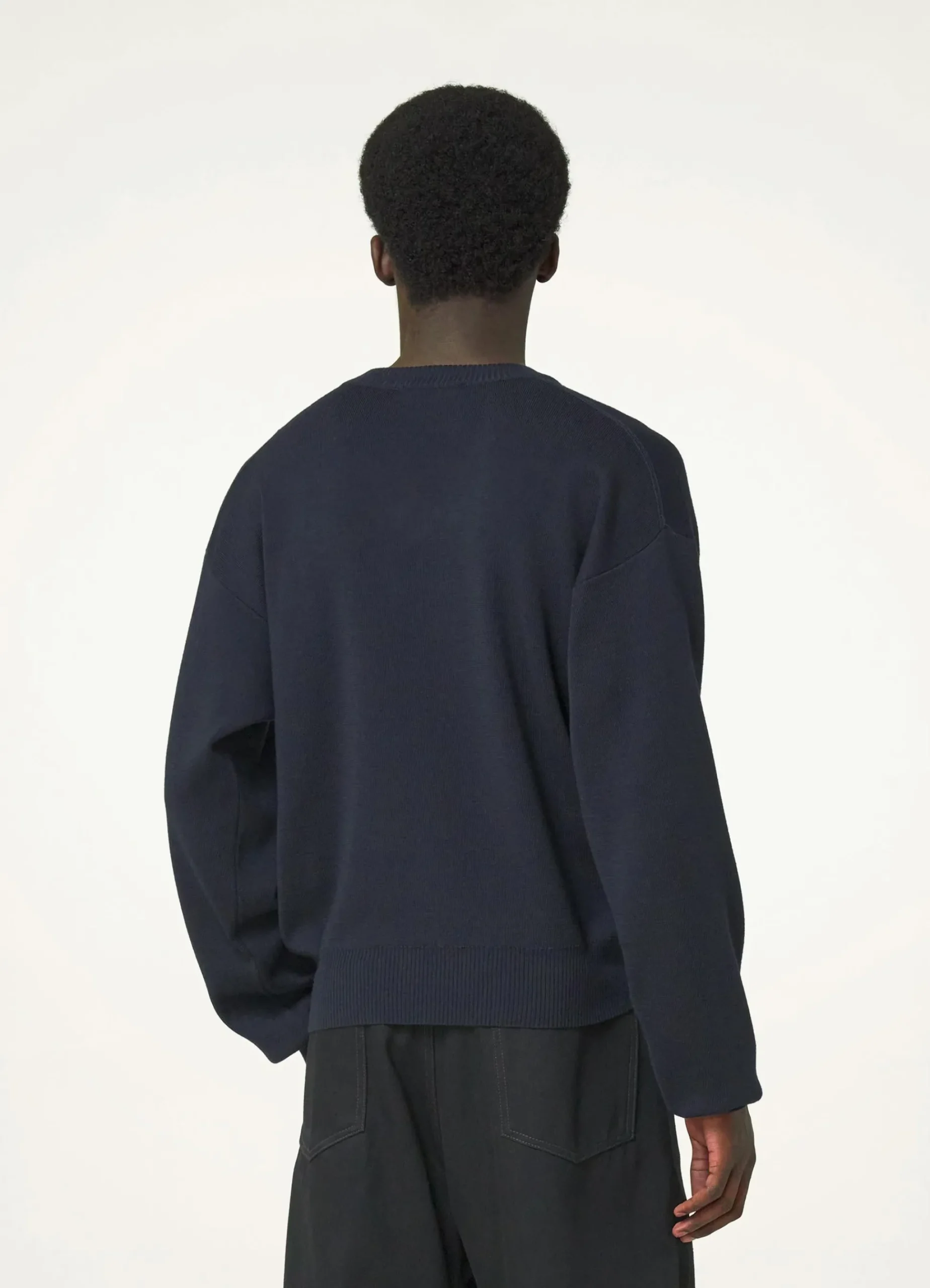Sale PULL À COL V Homme Maille|Hauts