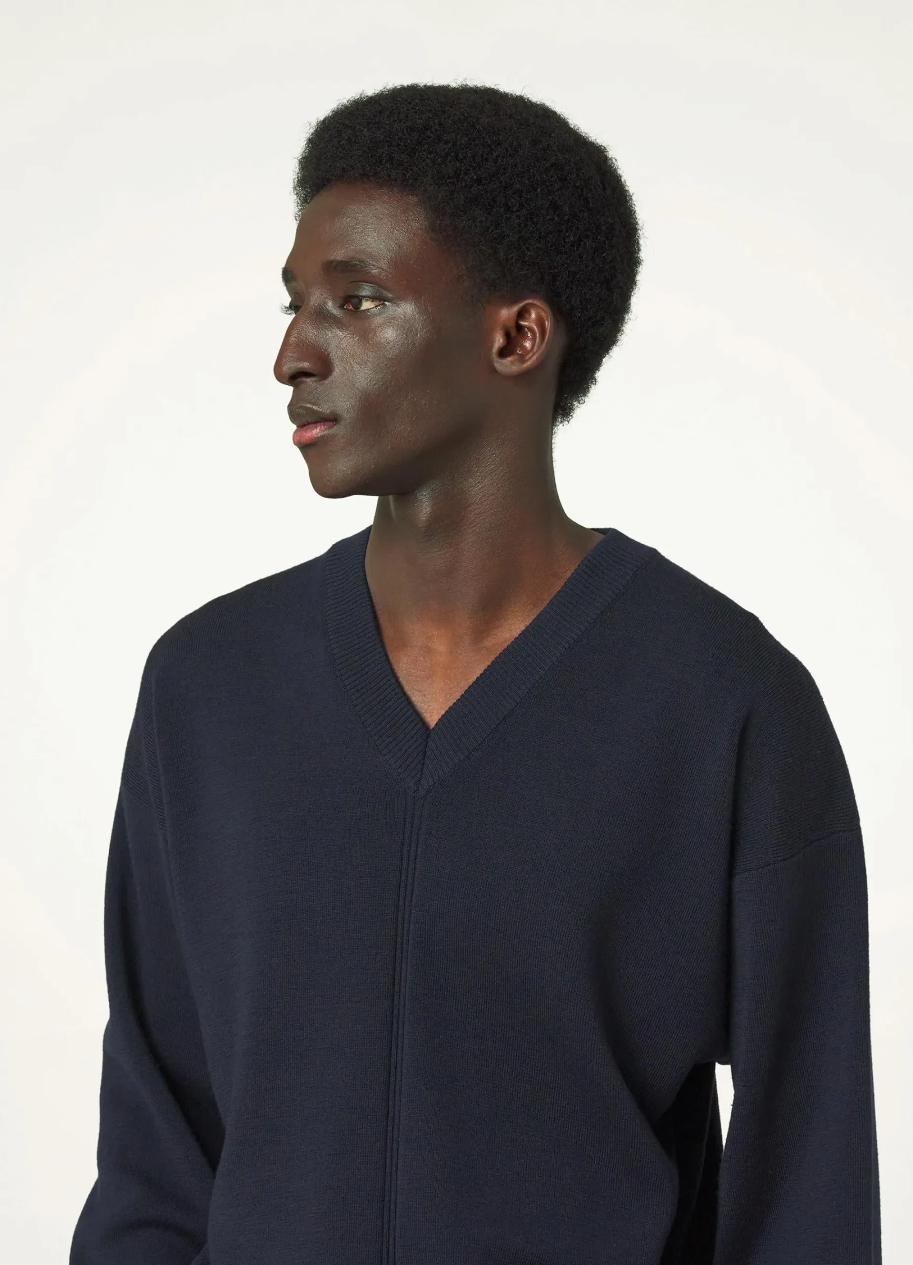Sale PULL À COL V Homme Maille|Hauts