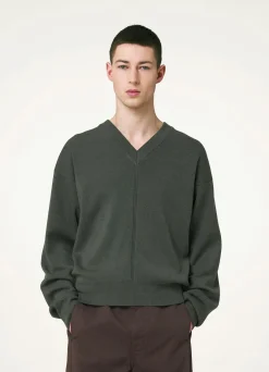 Sale PULL À COL V Homme Maille|Hauts