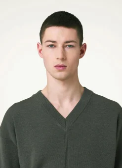 Sale PULL À COL V Homme Maille|Hauts