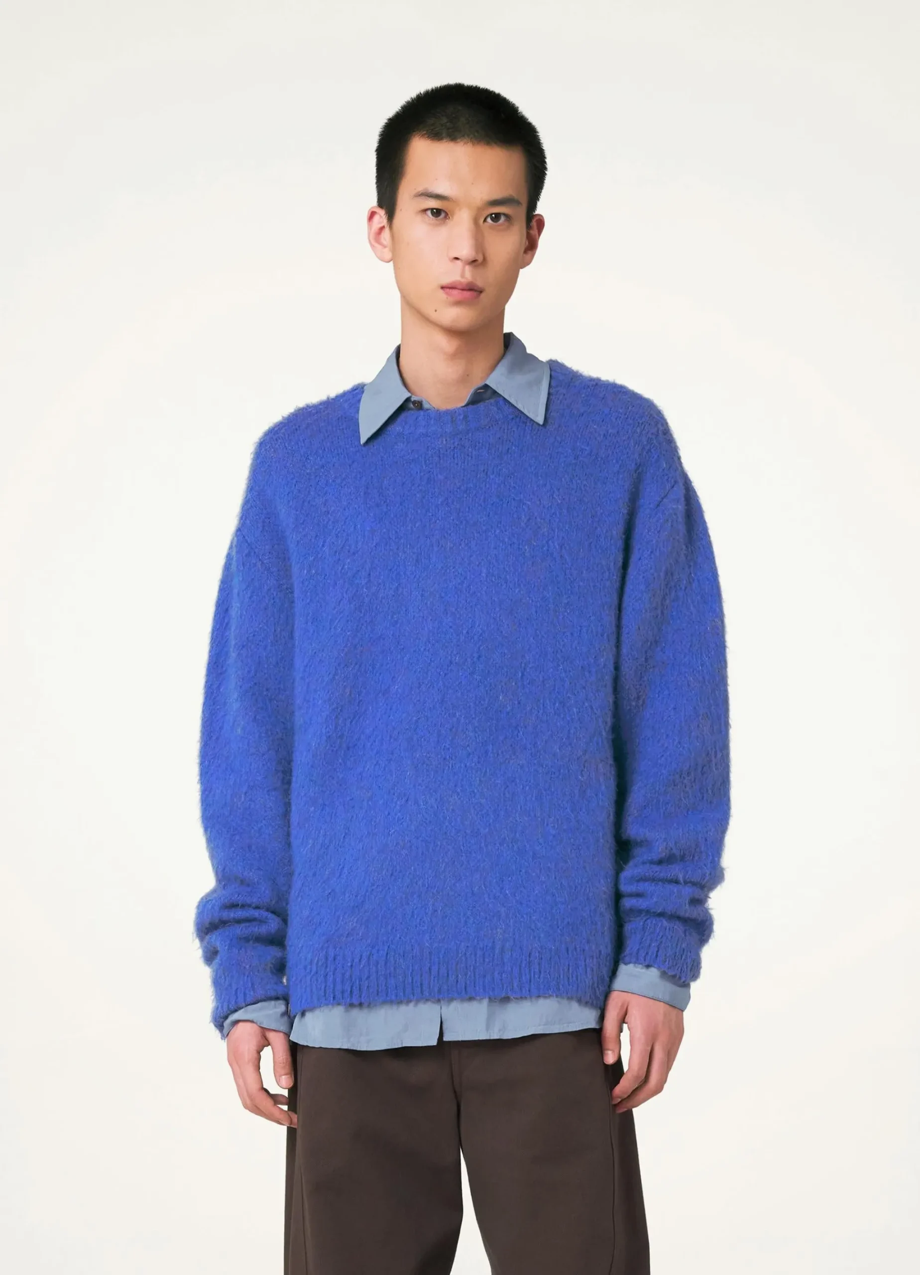 Cheap PULL EN LAINE BROSSÉE Femme Hauts|Hauts